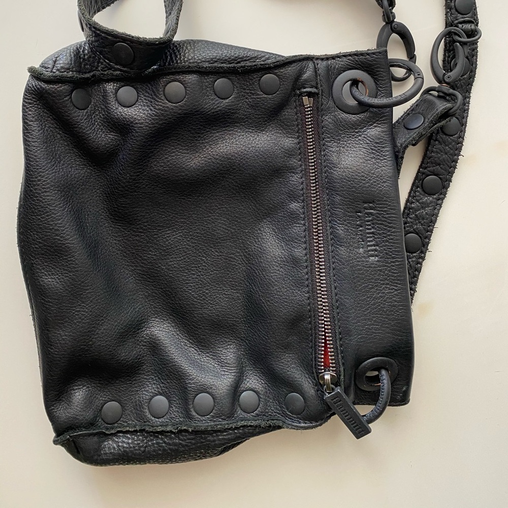 Black Leather Hammitt Los Angeles Bag